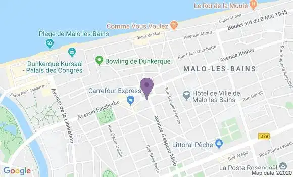 Informations Sur La Poste De Dunkerque Malo 59240