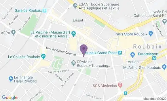 Informations Sur La Poste De Roubaix Grand Rue Bp 59100