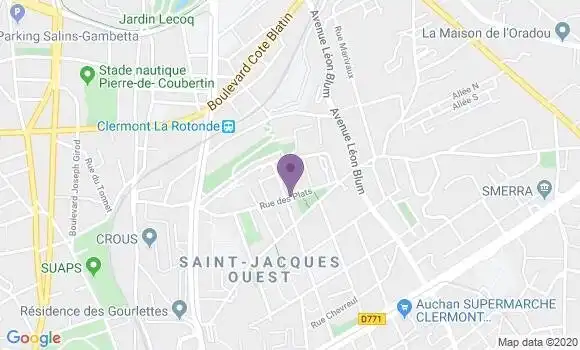 Informations Sur La Poste De Clermont Ferrand Saint Jacques 63000