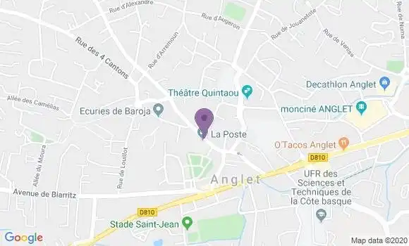 Informations Sur La Poste De Anglet 64600