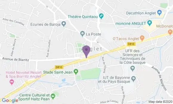 Informations Sur La Poste De Anglet 5 Cantons 64600