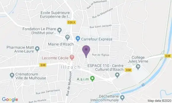 Informations Sur La Poste De Illzach 68110