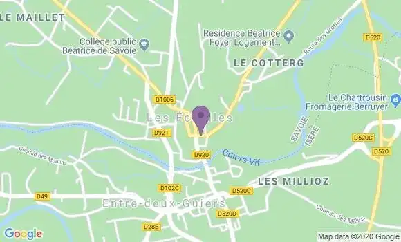 Localisation Les Echelles - 73360