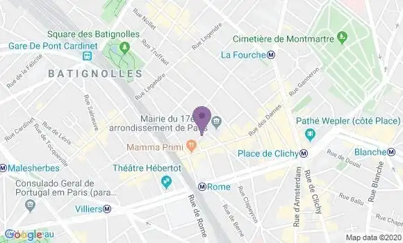 Informations Sur La Poste De Paris Batignolles 75017