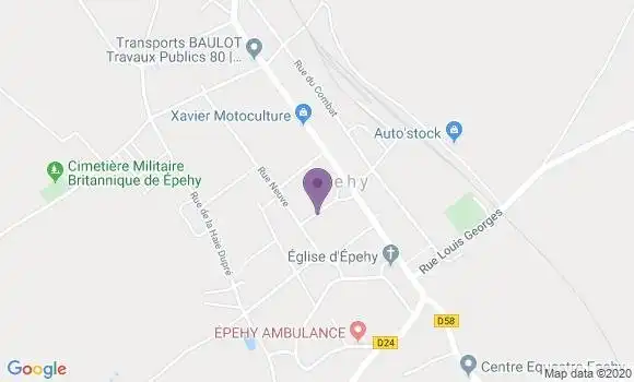 Localisation Epehy Bp - 80740