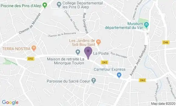 Informations Sur La Poste De Toulon Les Routes 83200