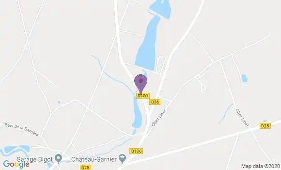 Localisation Sommieres du Clain Bp - 86160