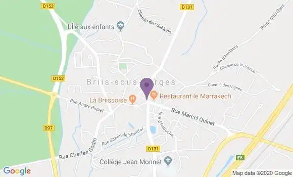 Localisation Briis sous Forges Bp - 91640