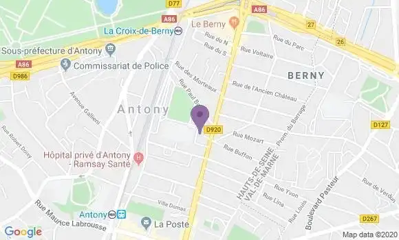 Informations Sur La Poste De Antony Briand 92160