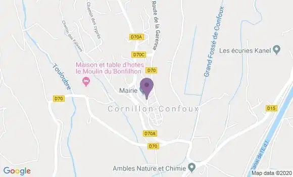 Localisation Cornillon Confoux Ap - 13250