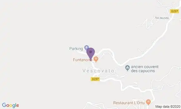 Localisation Arena Vescovato - 20215
