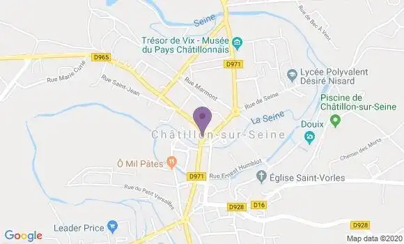 Informations Sur La Poste De Chatillon Sur Seine 21400