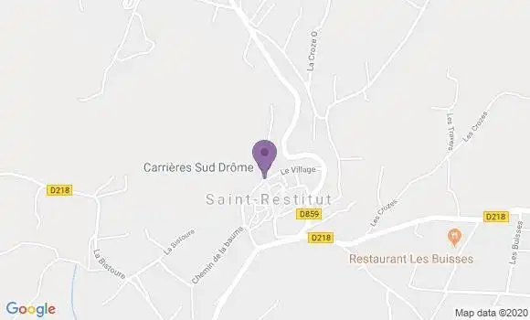 Localisation Saint Restitut Ap - 26130