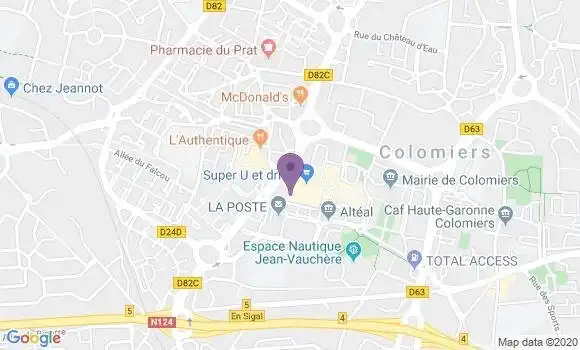 Informations Sur La Poste De Colomiers Plein Centre 31770