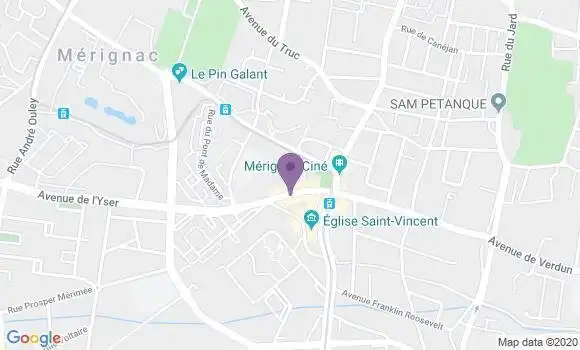 Informations Sur La Poste De Merignac 33700