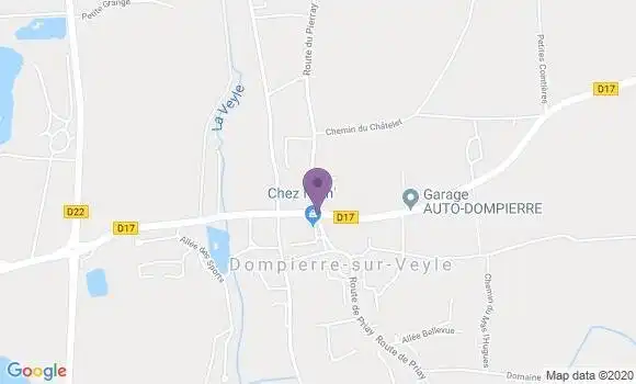 Localisation Dompierre sur Veyle Ap - 01240