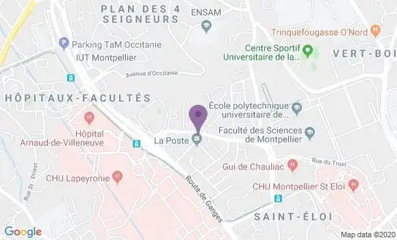 Informations Sur La Poste De Montpellier Facultes 34090