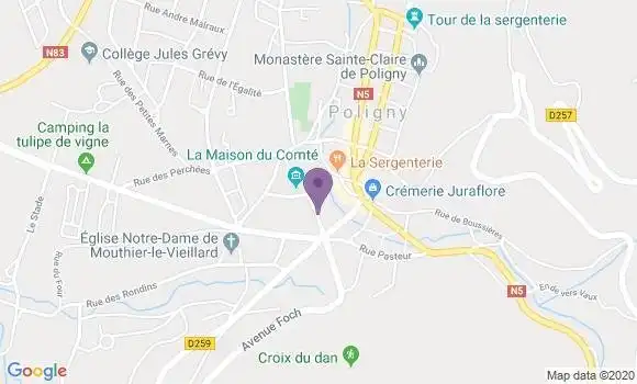 Informations Sur La Poste De Poligny 39800