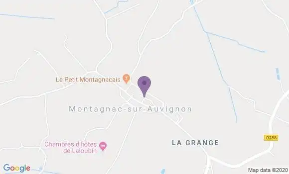 Localisation Montagnac sur Auvignon Ap - 47600