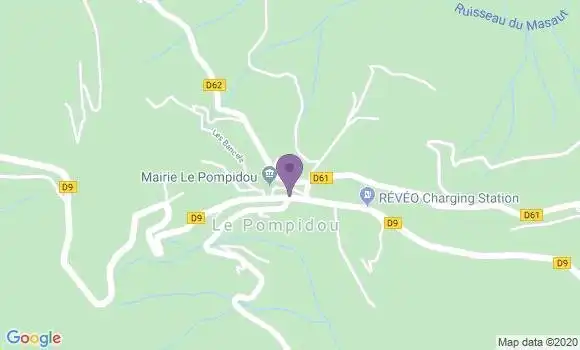 Localisation Le Pompidou Ap - 48110