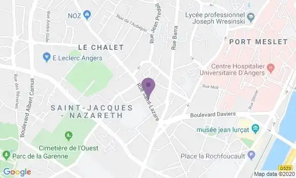 Informations Sur La Poste De Angers Bichon Bp 49100