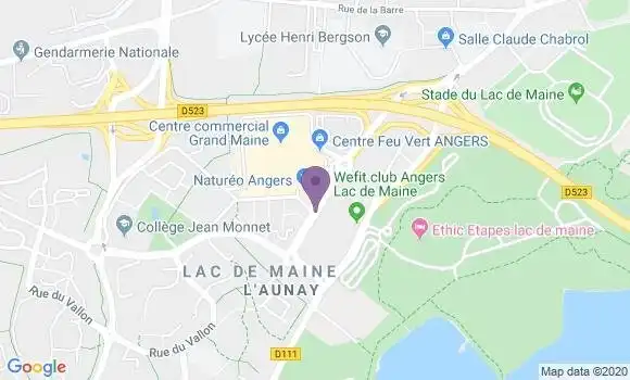 Informations Sur La Poste De Angers Grand Maine Bp 49000