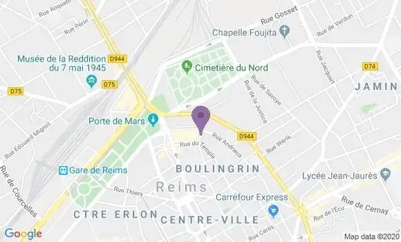 Informations Sur La Poste De Reims Boulingrin 51100