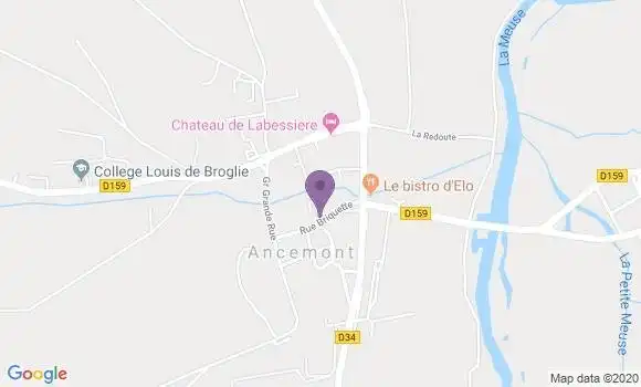 Localisation Ancemont Bp - 55320