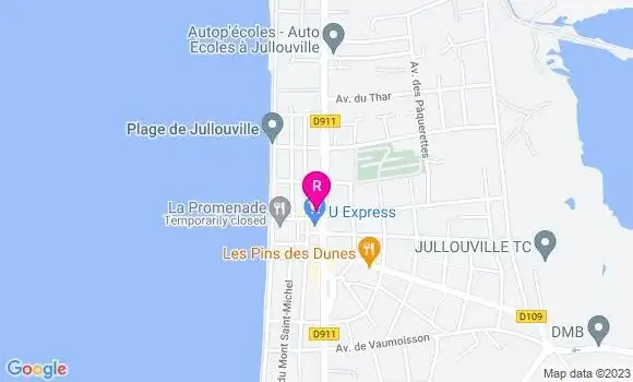 Localisation Hôtel Restaurant des Pins