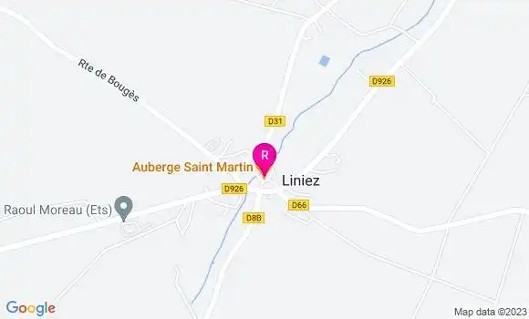 Localisation Auberge Saint Martin