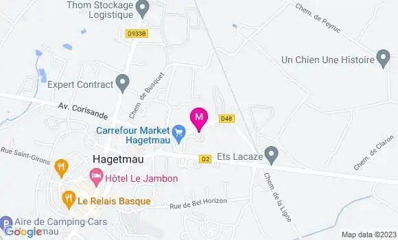 Localisation Carrefour Market